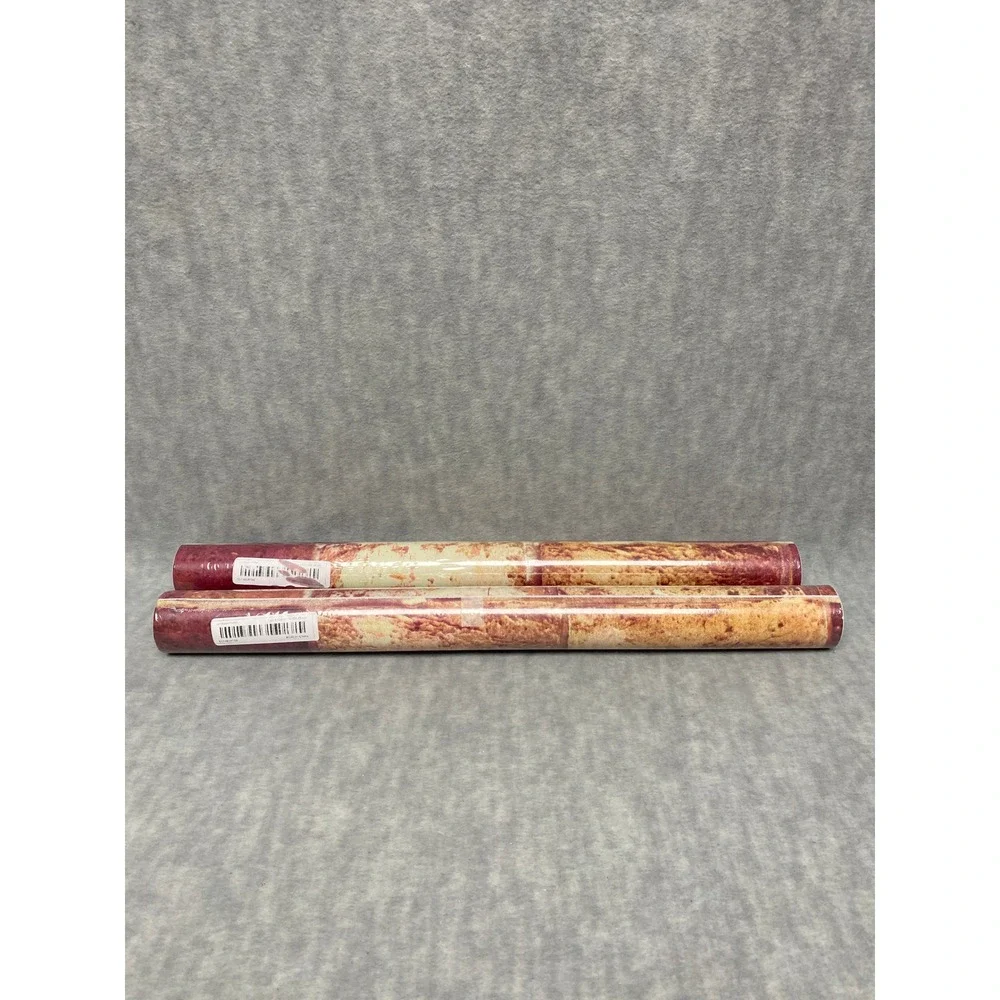 2‎ Rolls Type C Red 17.7 in x 196.85 Removable Self Adhesive Wallpaper